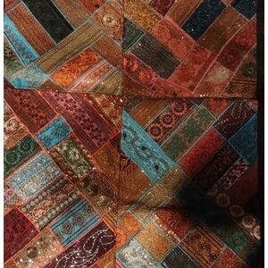 Colorful Patchwork Tapestry